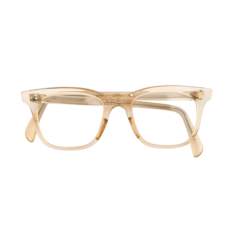 Clear reading glasses