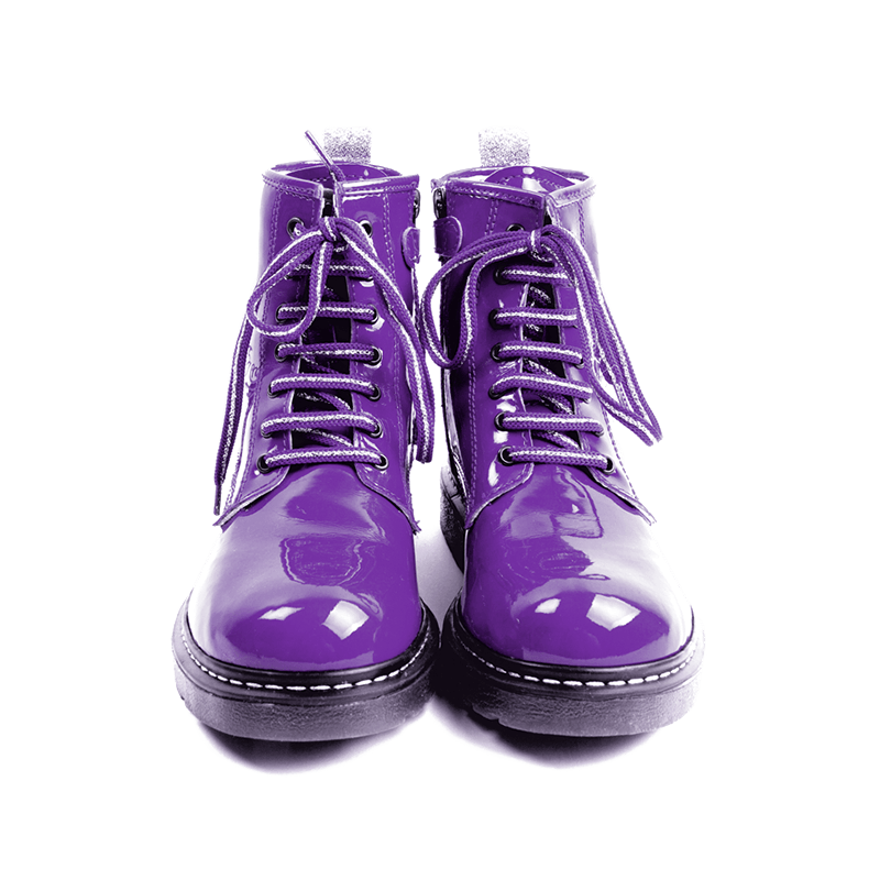 Purple boots